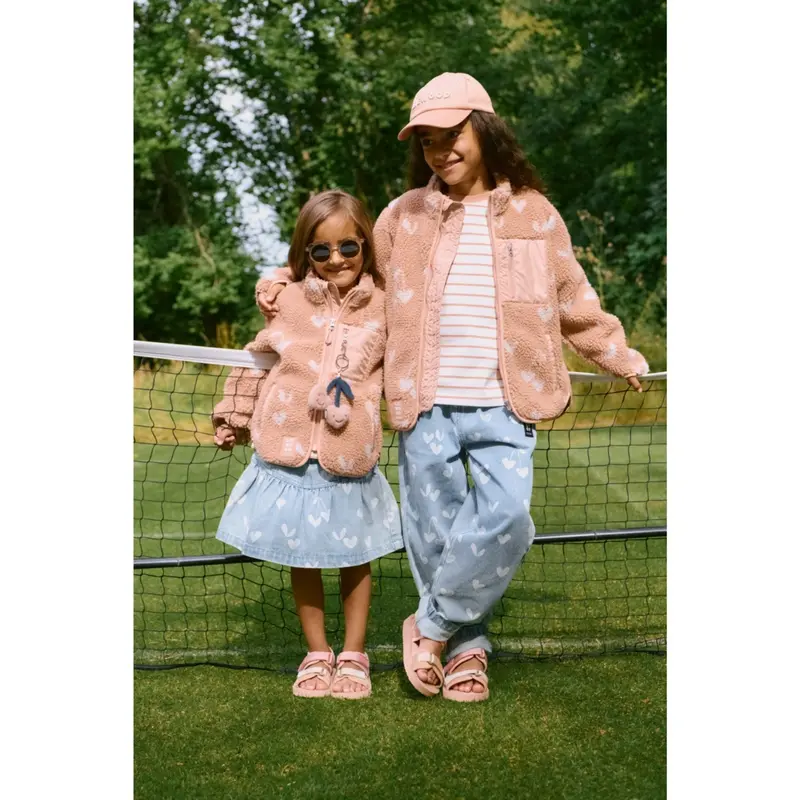 Liewood Sweethearts / Light Blue Denim Borris Printed Denim Pants 2