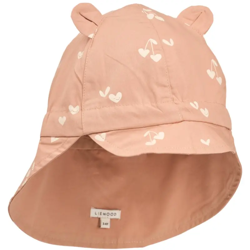 Liewood Sweethearts / Pale Tuscany Gorm Reversible Sun Hat With Ears 1