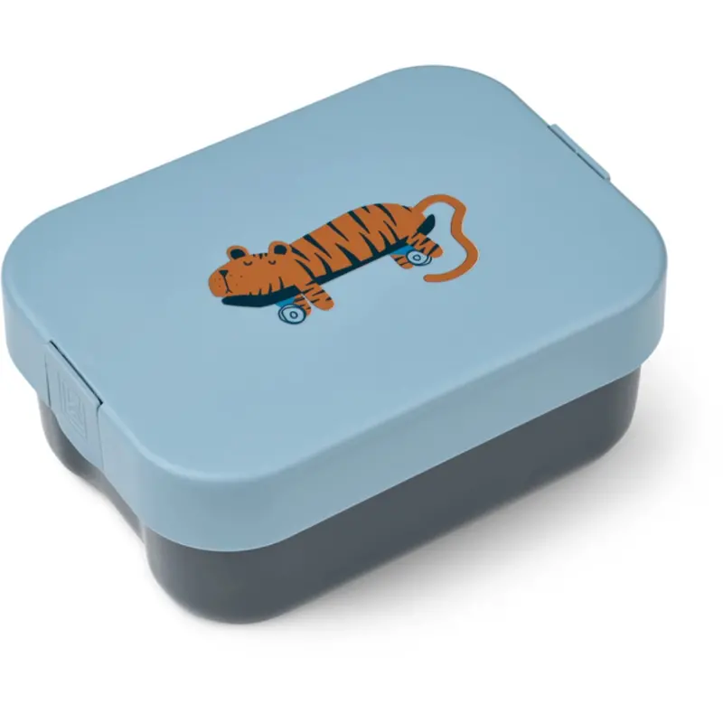 Liewood Tiger / Beach Blue Kamil Lunchbox 1