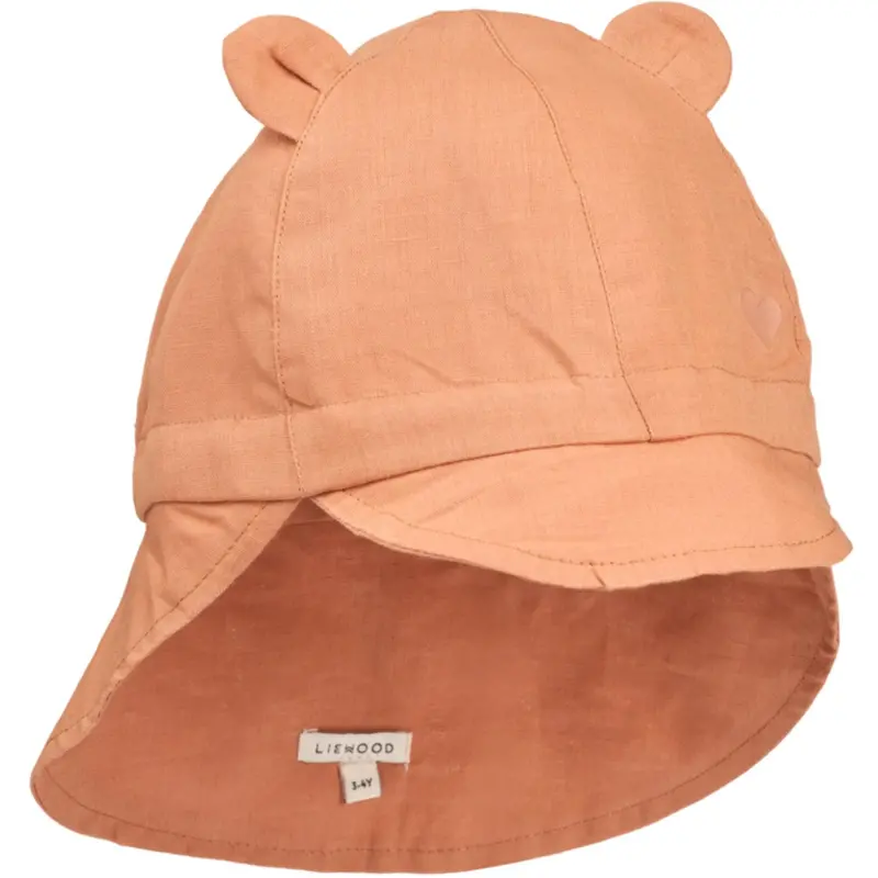 Liewood Tuscany Rose Gorm Linen Sun Hat With Ears 1