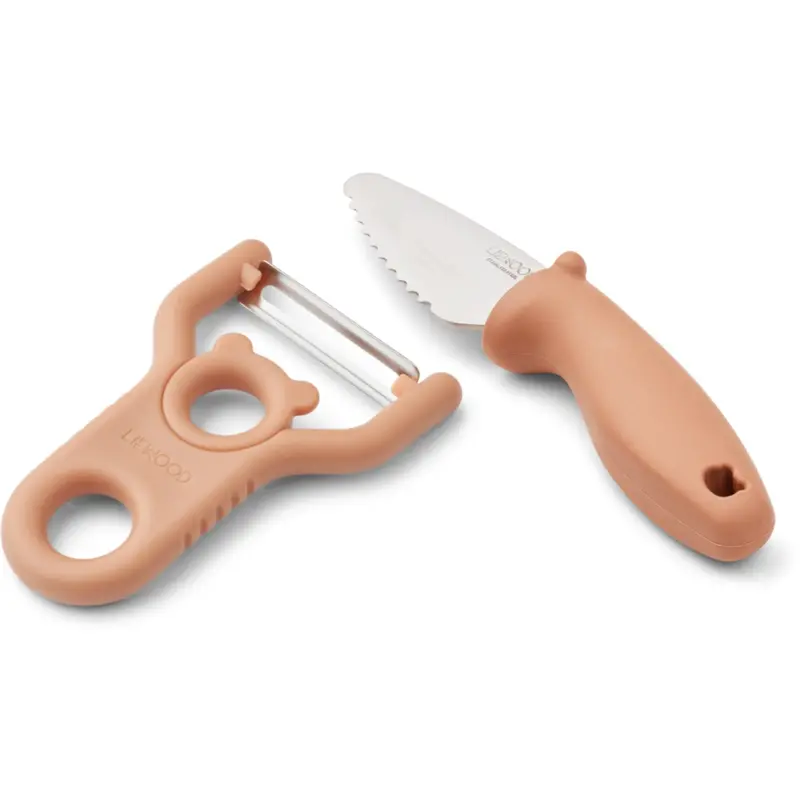 Liewood Tuscany Rose Pertense Peeler & Knife Set 1