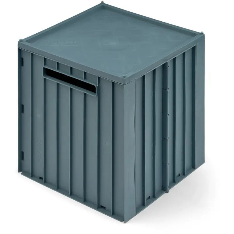 Liewood Whale Blue Elijah Storage Box W. Lid 1