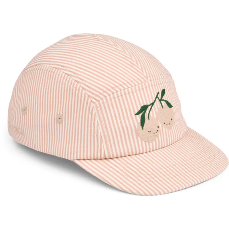 Liewood Y/D Stripe Pale Tuscany / Creme De La Creme Rory Seersucker Cap 1