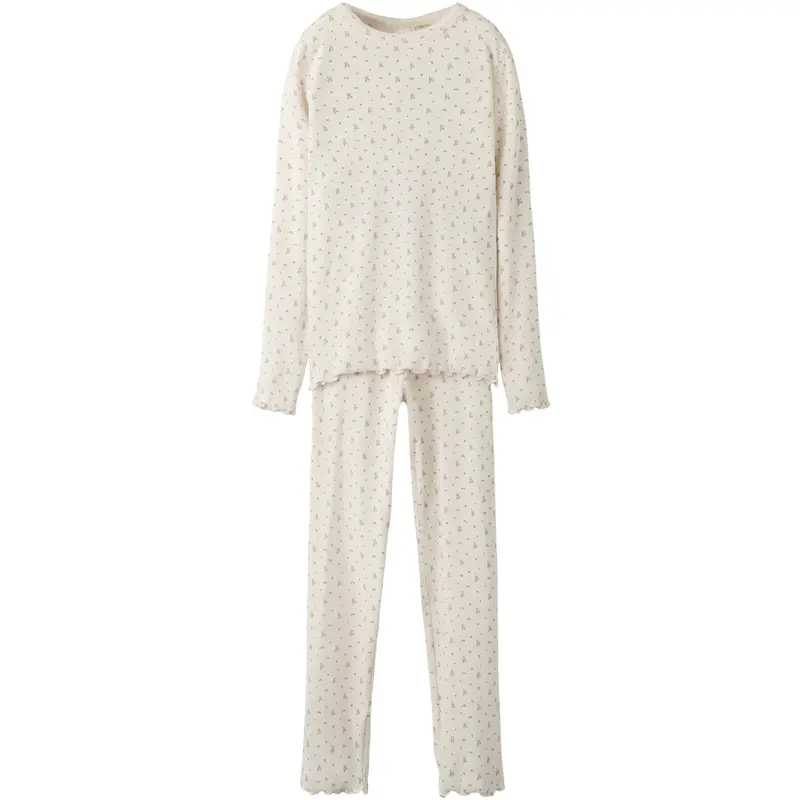 Lil'atelier Almost Mauve Flowers Nmfgago Night Set Lil 1