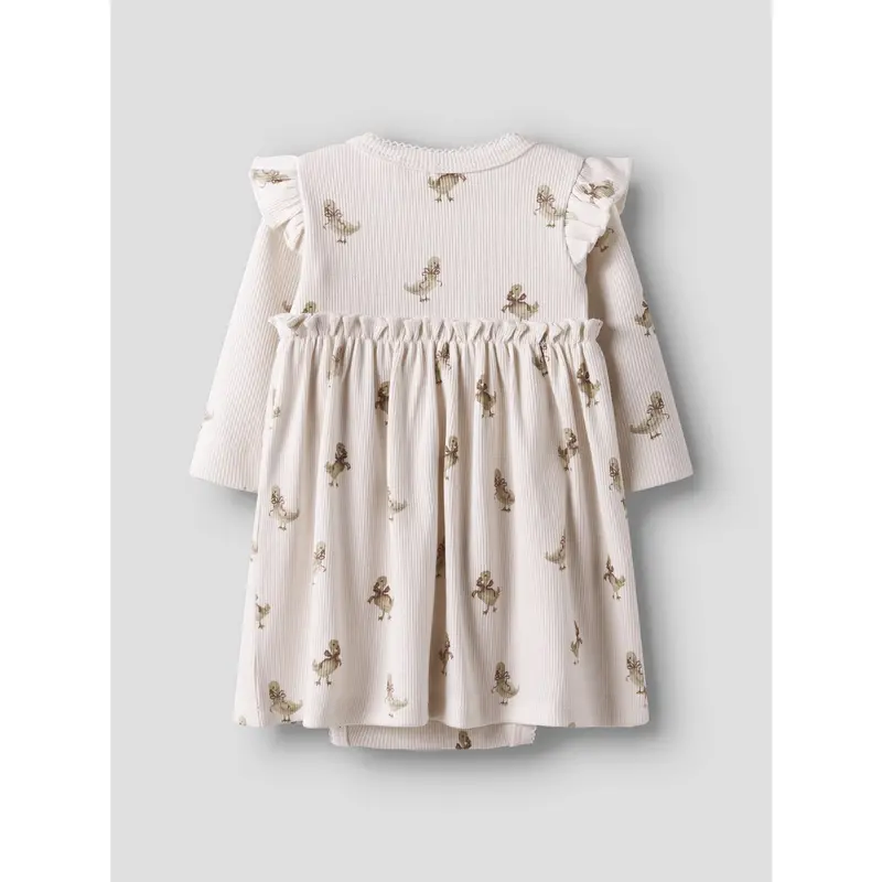 Lil'atelier Almost Mauve Goose Nbflavo Ekn Ls Body Dress Lil 2