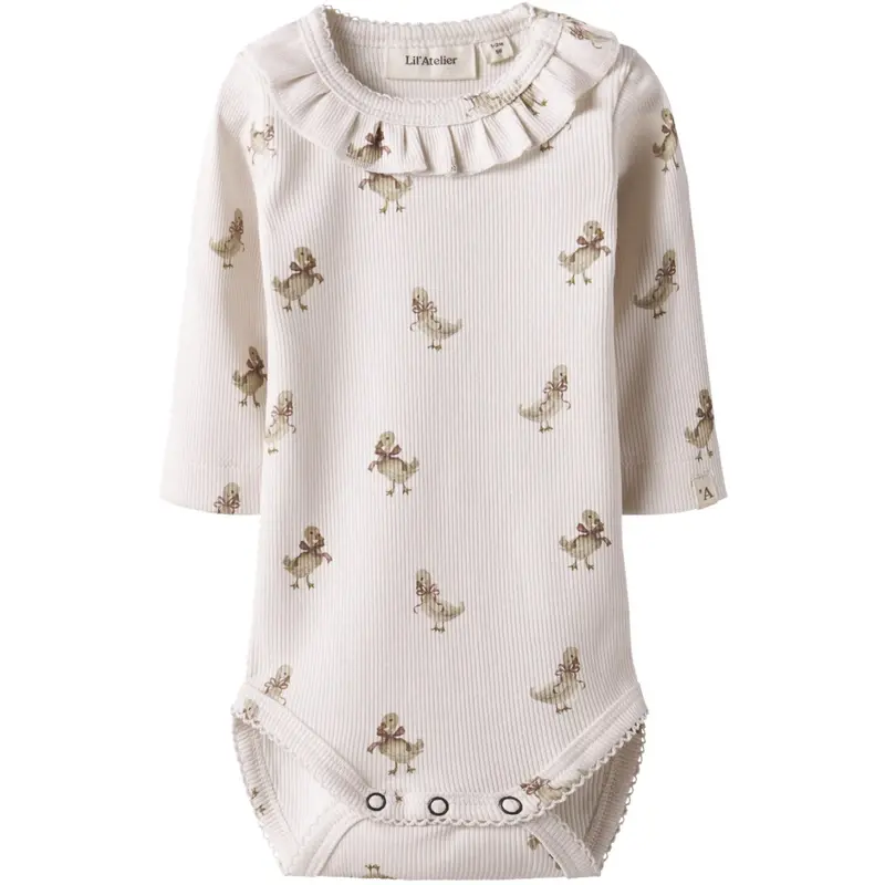 Lil'atelier Almost Mauve Goose Nbflavo Loa Ls Slim Body Lil 1