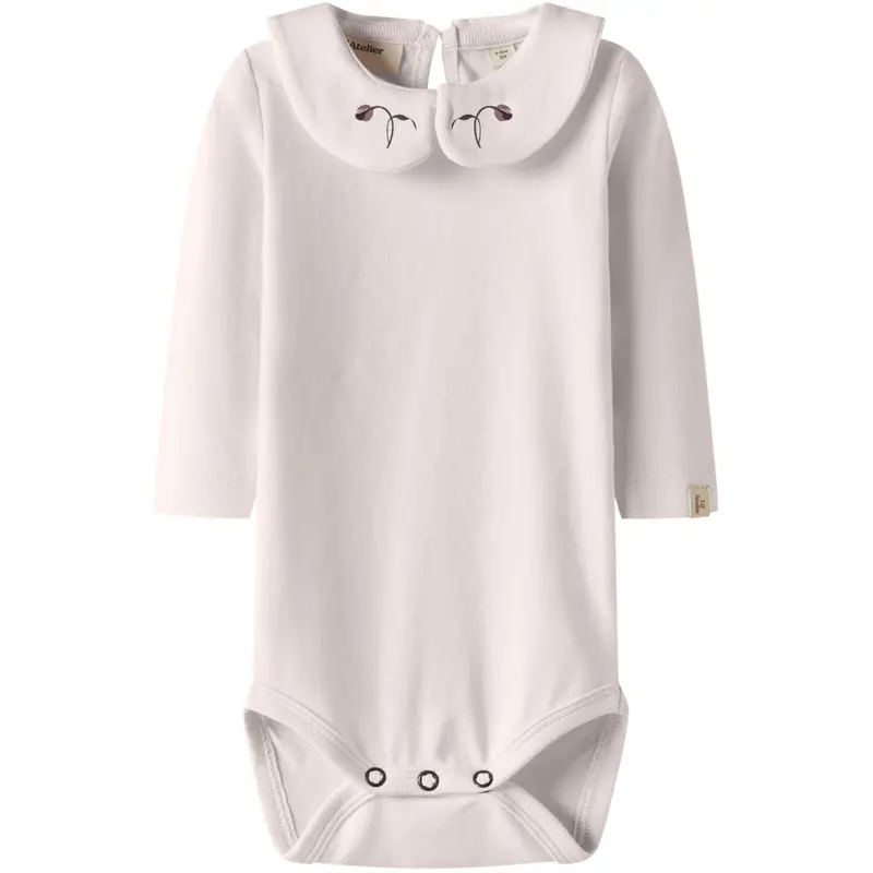 Lil'atelier Almost Mauve Nbffundo Emb Ls Slim Body Lil 1