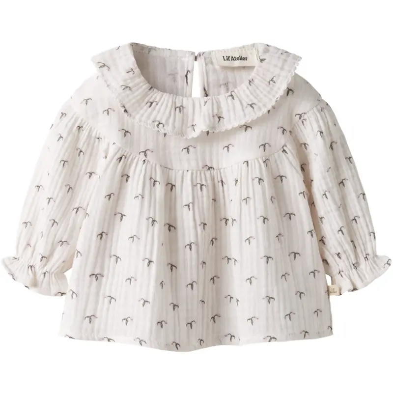 Lil'atelier Almost Mauve Nbfsolina Ls Loose Shirt Lil 1