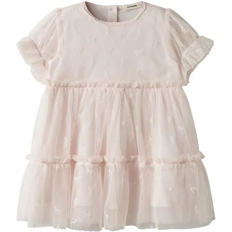Lil'atelier Almost Mauve Nmfrosetta Ss Loose Dress Lil 1