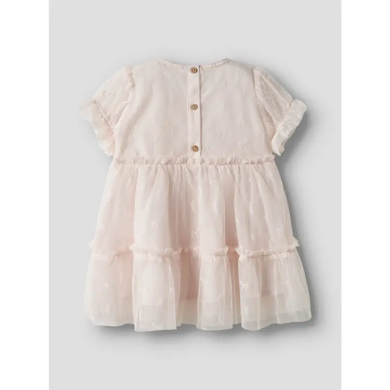 Lil'atelier Almost Mauve Nmfrosetta Ss Loose Dress Lil 3