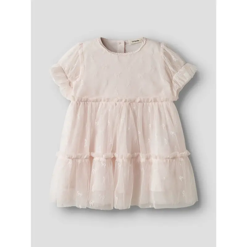 Lil'atelier Almost Mauve Nmfrosetta Ss Loose Dress Lil 4