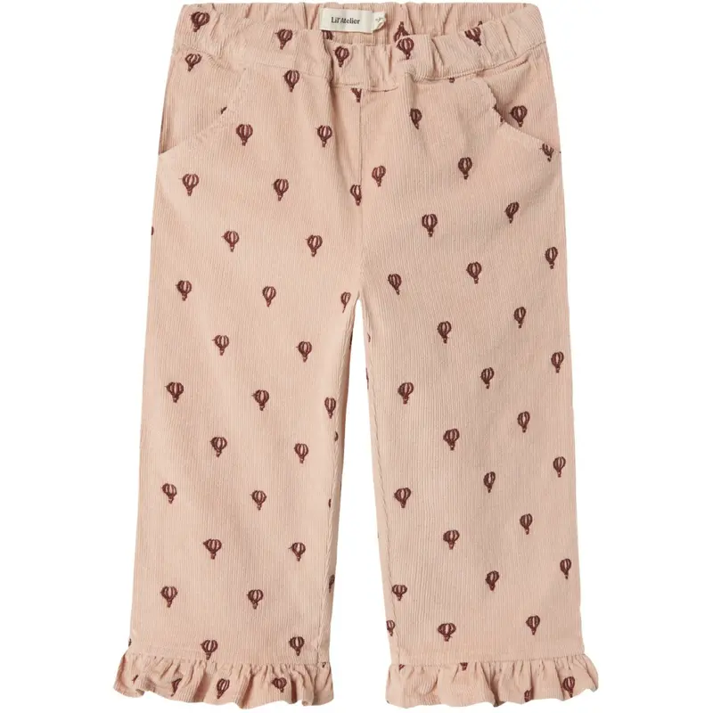 Lil'atelier Cameo Rose Emb Nmfnelly Cord Straight Pant 4945-Hc Lil 1