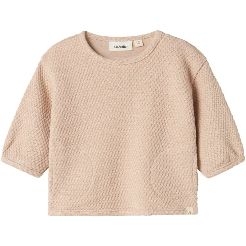 Lil'atelier Cameo Rose Nbfnoella Ls Oversize Sweat Lil 1