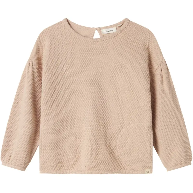 Lil'atelier Cameo Rose Nmfnoella Ls Oversize Sweat Lil 1