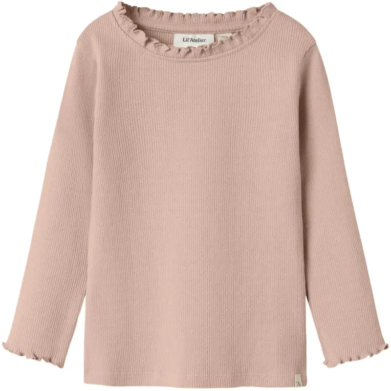 Lil'atelier Cameo Rose Nmfnora Ls Slim Top Lil 1