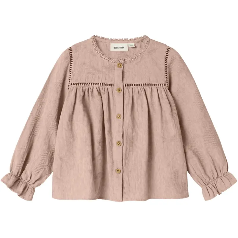 Lil'atelier Cameo Rose Nmfofira Ls Loose Shirt Lil 1