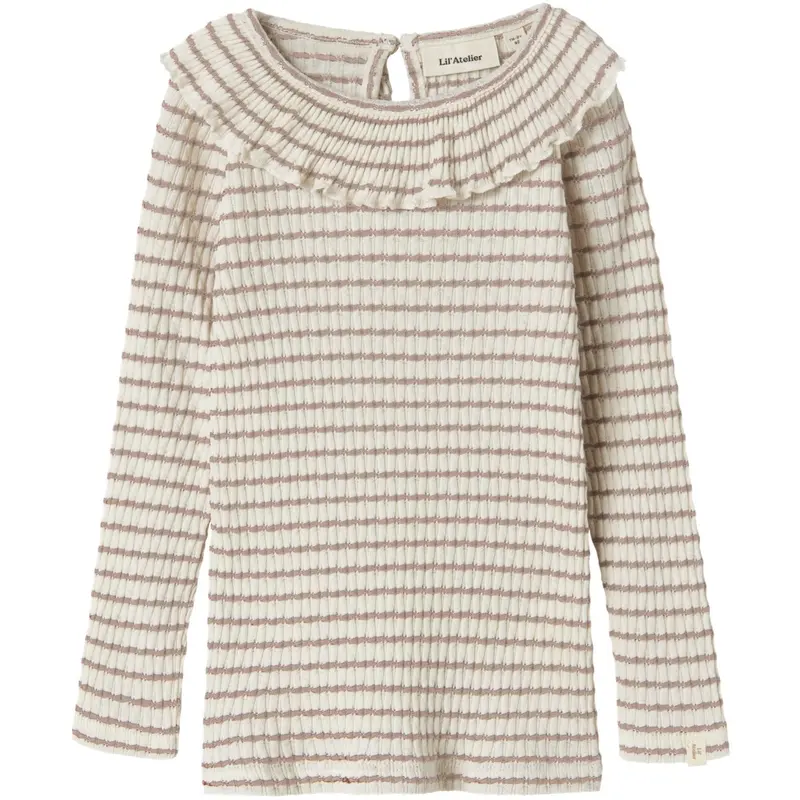 Lil'atelier Cameo Rose Nmfosophia Ls Slim Top Lil 1