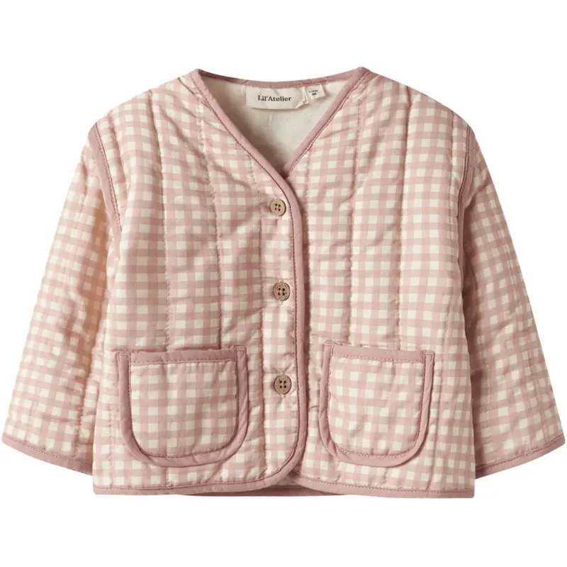 Lil'atelier Cameo Rose Sun Nbflarose Ls Quilt Jacket Lil 1