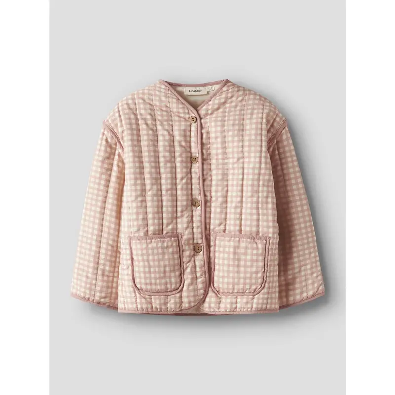 Lil'atelier Cameo Rose Sun Nmflarose Ls Quilt Jacket Lil 5