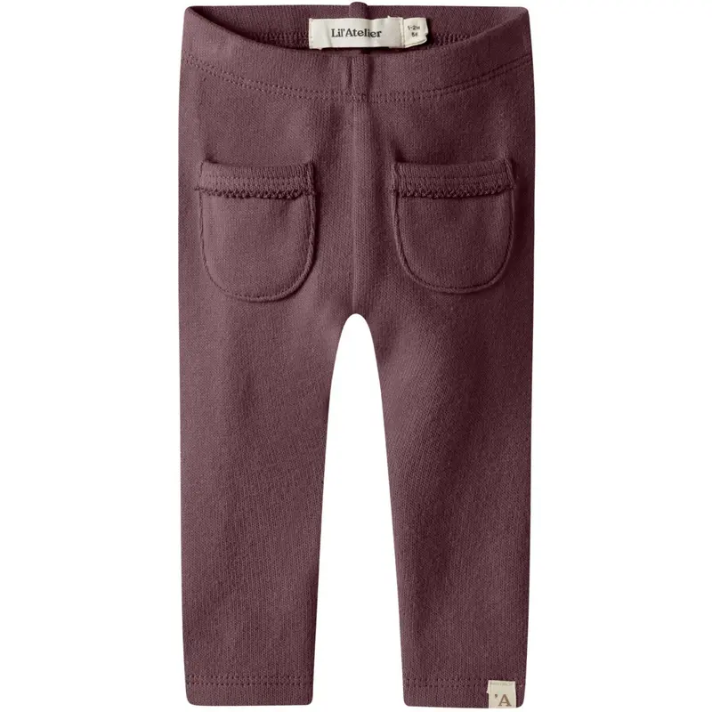 Lil'atelier Catawba Grape Nbfthora Huk Slim Leggings Lil 1