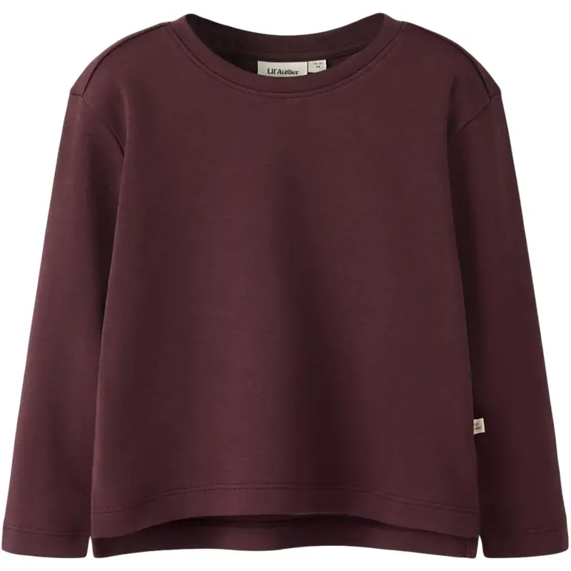 Lil'atelier Catawba Grape Nmflimia Ls Loose Top Solid Lil 1