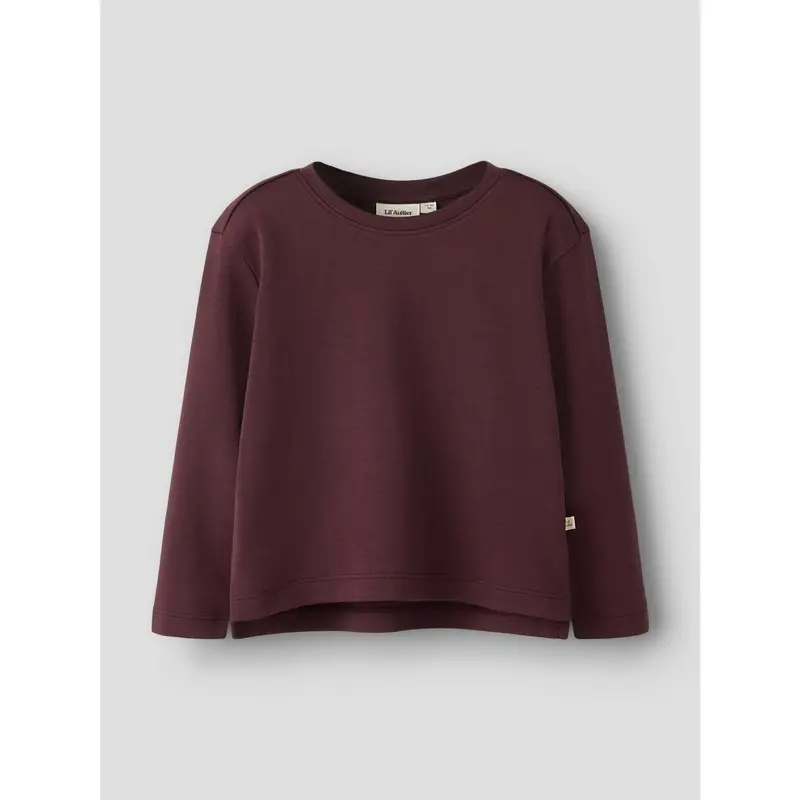 Lil'atelier Catawba Grape Nmflimia Ls Loose Top Solid Lil 3