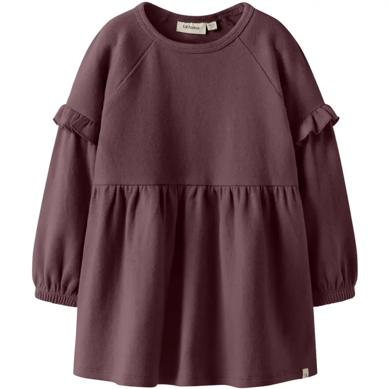 Lil'atelier Catawba Grape Nmfthora Hyn Ls Dress Lil 1