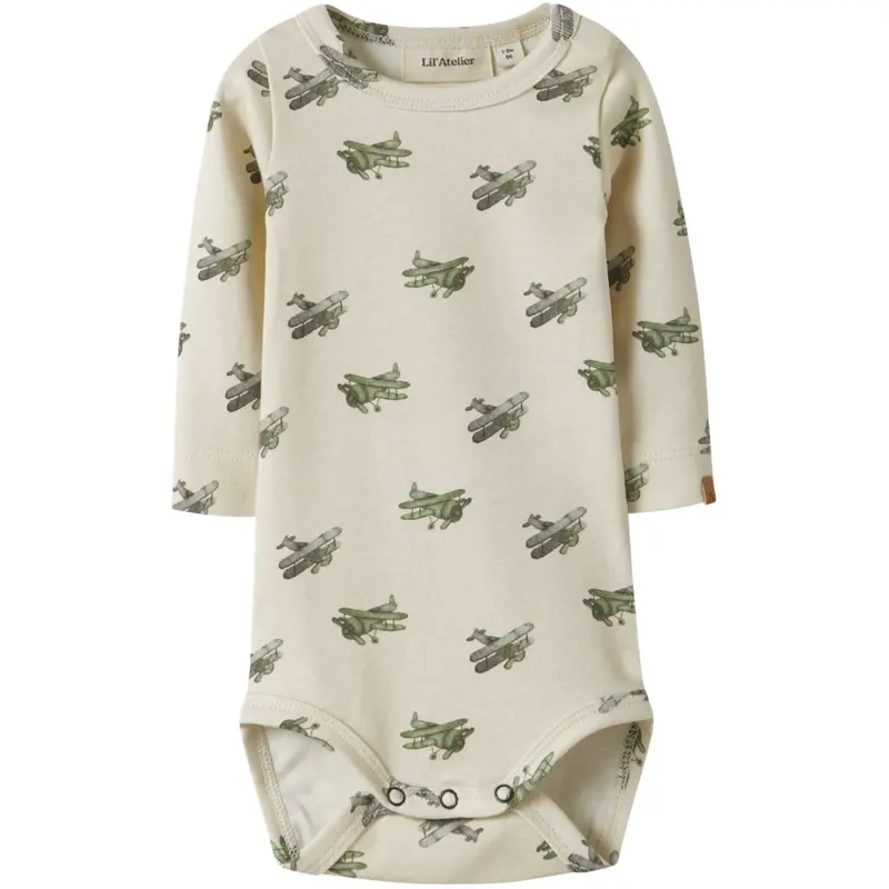 Lil'atelier Coconut Milk Airplane Nbmlayo Geu Ls Slim Body Lil 1