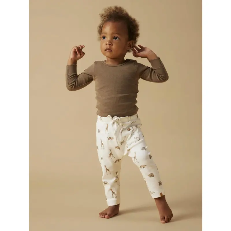 Lil'atelier Coconut Milk Animals African Nbmgayo Elo Loose Pants Lil Noos 2