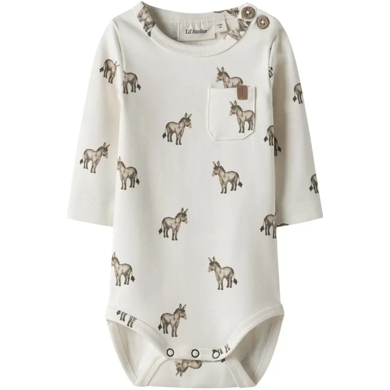 Lil'atelier Coconut Milk Donky Nbmlayo Sev Ls Slim Body Lil 1
