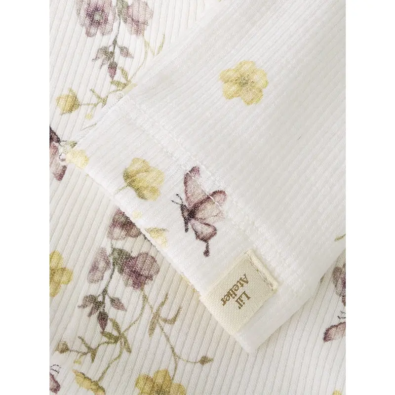 Lil'atelier Coconut Milk Flower Mix Nbfgavo Efi Slim Leggings Lil Noos 2