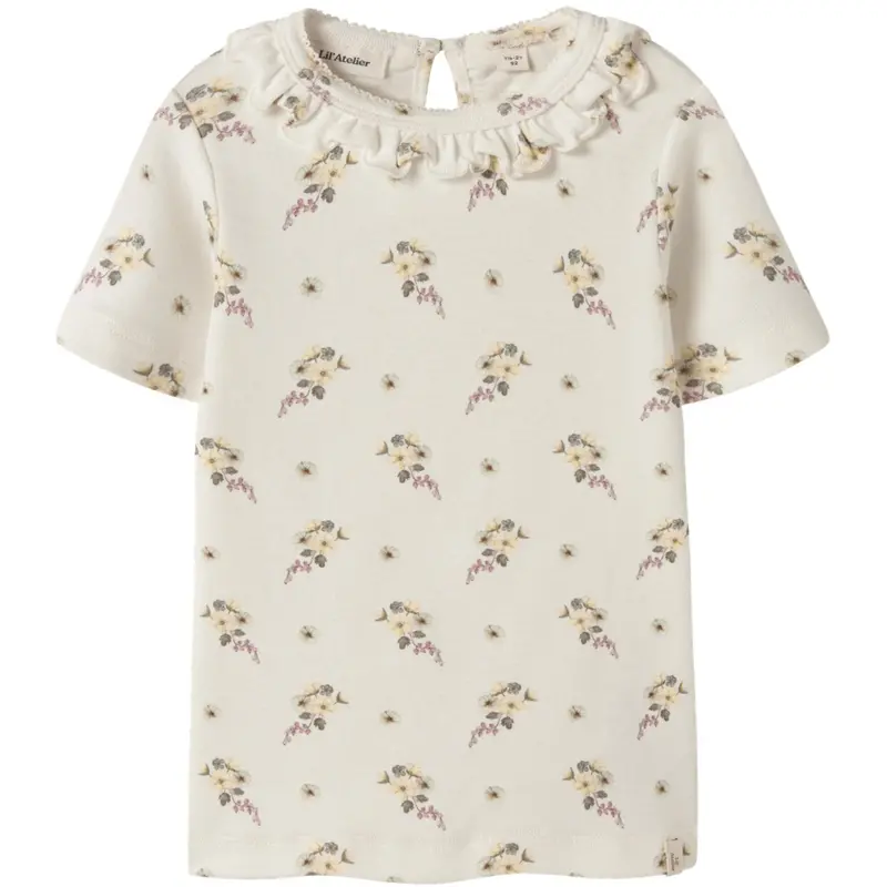 Lil'atelier Coconut Milk Flower Nmfgayo Ser Ss Slim Top Lil 1