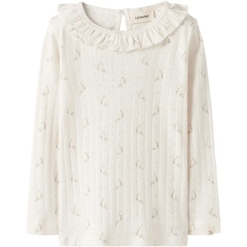 Lil'atelier Coconut Milk Flower Nmfrachello Ria Ls Slim Top Lil 1