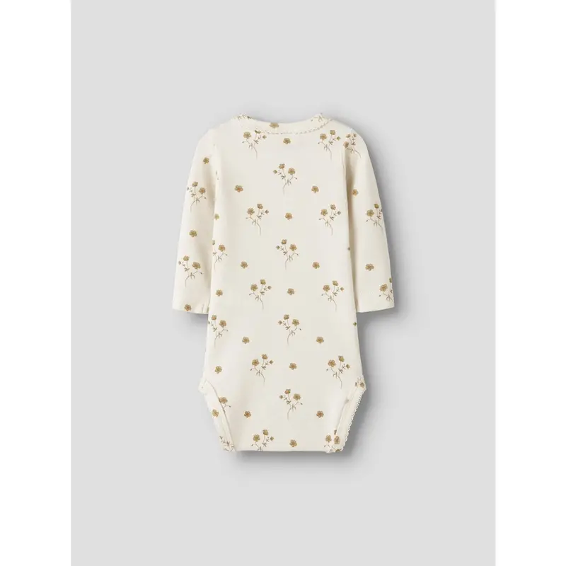 Lil'atelier Coconut Milk Flower Yellow Nbflayo Sig Ls Slim Body Lil 3