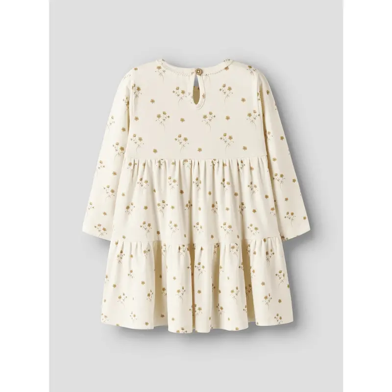 Lil'atelier Coconut Milk Flower Yellow Nmflayo Sif Ls Dress Lil 2