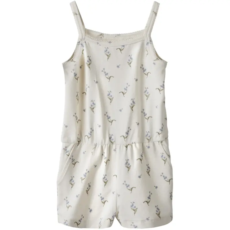 Lil'atelier Coconut Milk Forget Me Not Gayo Sak Strap Suit 1