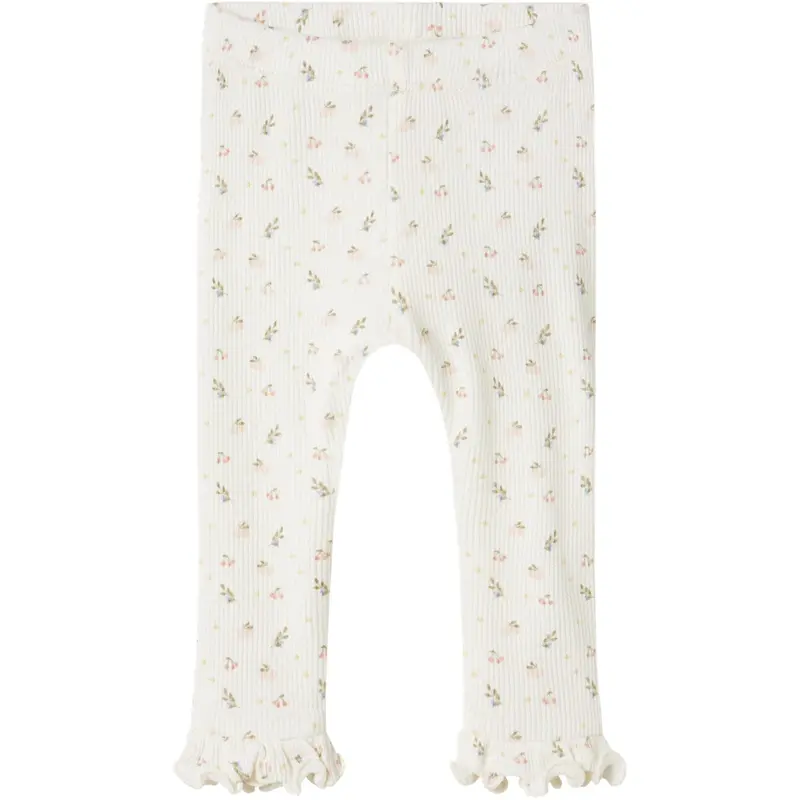 Lil'atelier Coconut Milk Gago Kny Slim Leggings 1