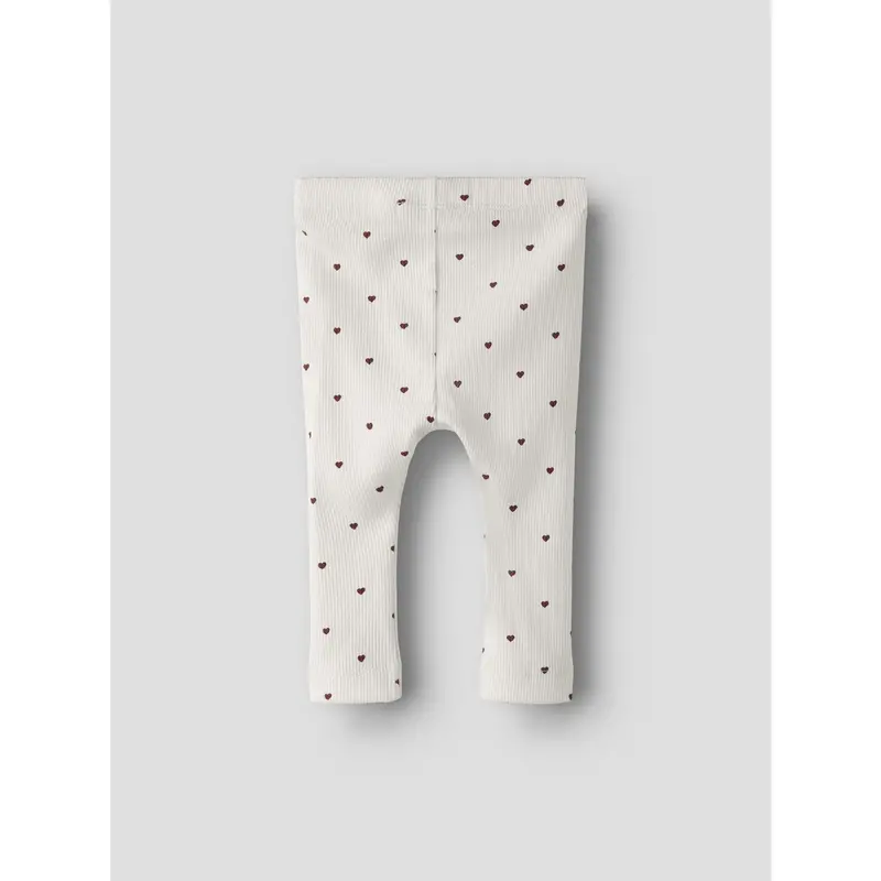Lil'atelier Coconut Milk Heart Nbfgago Slim Leggings Lil Noos 2