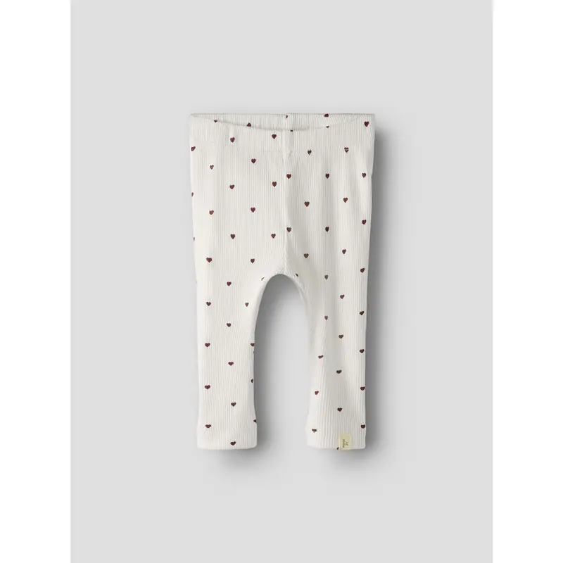 Lil'atelier Coconut Milk Heart Nbfgago Slim Leggings Lil Noos 3