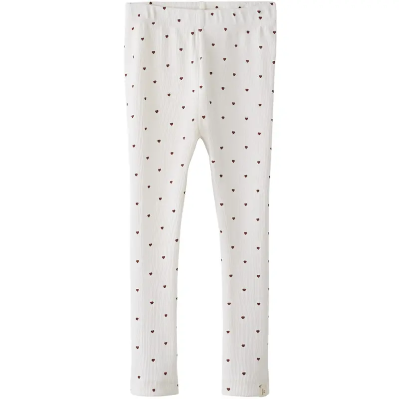 Lil'atelier Coconut Milk Heart Nmfgago Slim Leggings Lil Noos 1
