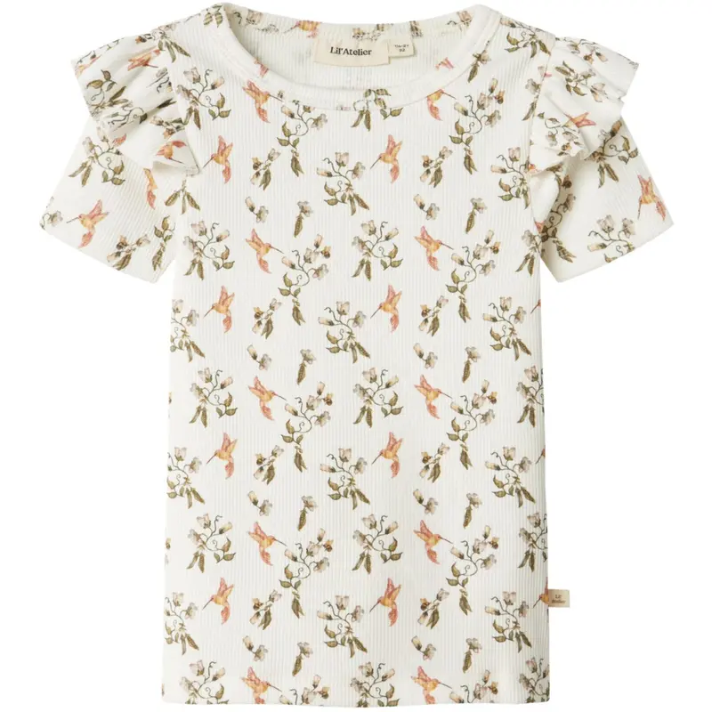 Lil'atelier Coconut Milk Humming Bird Nmflavo Evo Ss Slim Top Lil 1