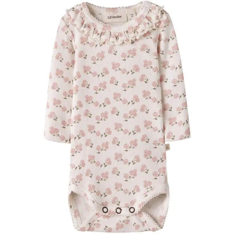 Lil'atelier Coconut Milk Hydrangea Nbfgago Kis Ls Slim Body Lil 1