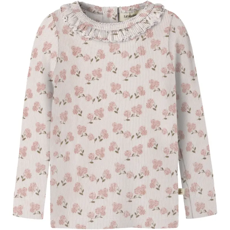Lil'atelier Coconut Milk Hydrangea Nmfgago Kis Ls Slim Top Lil 1