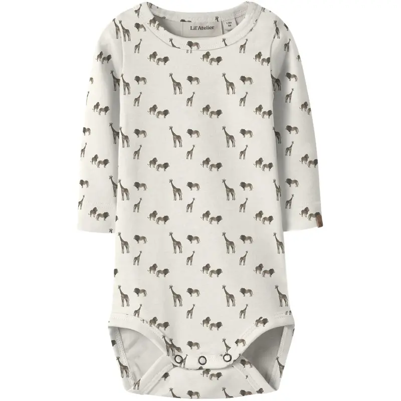 Lil'atelier Coconut Milk Lion Nbmlayo Geu Ls Slim Body Lil 1