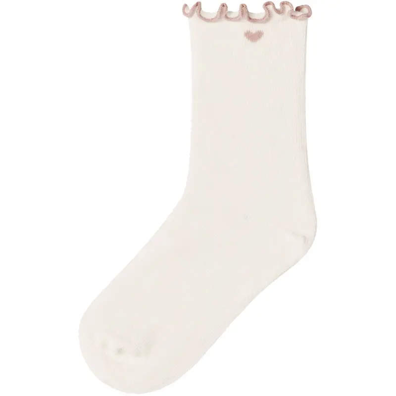 Lil'atelier Coconut Milk Misty Rose Nmffiducia Socks Lil 1