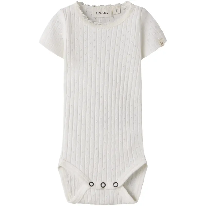 Lil'atelier Coconut Milk Nbfhaldis Ss Slim Body Lil 1