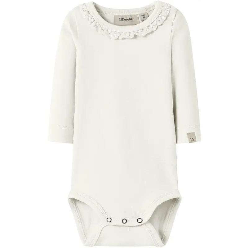 Lil'atelier Coconut Milk Nbflayo Sup Ls Slim Body Solid Lil 1