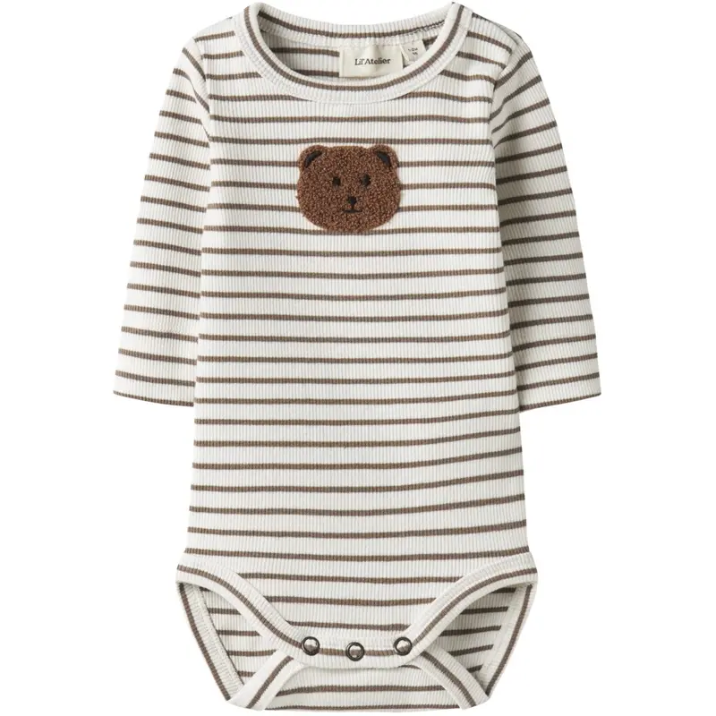 Lil'atelier Coconut Milk Nbmtonto Tor Ls Slim Body Lil 1