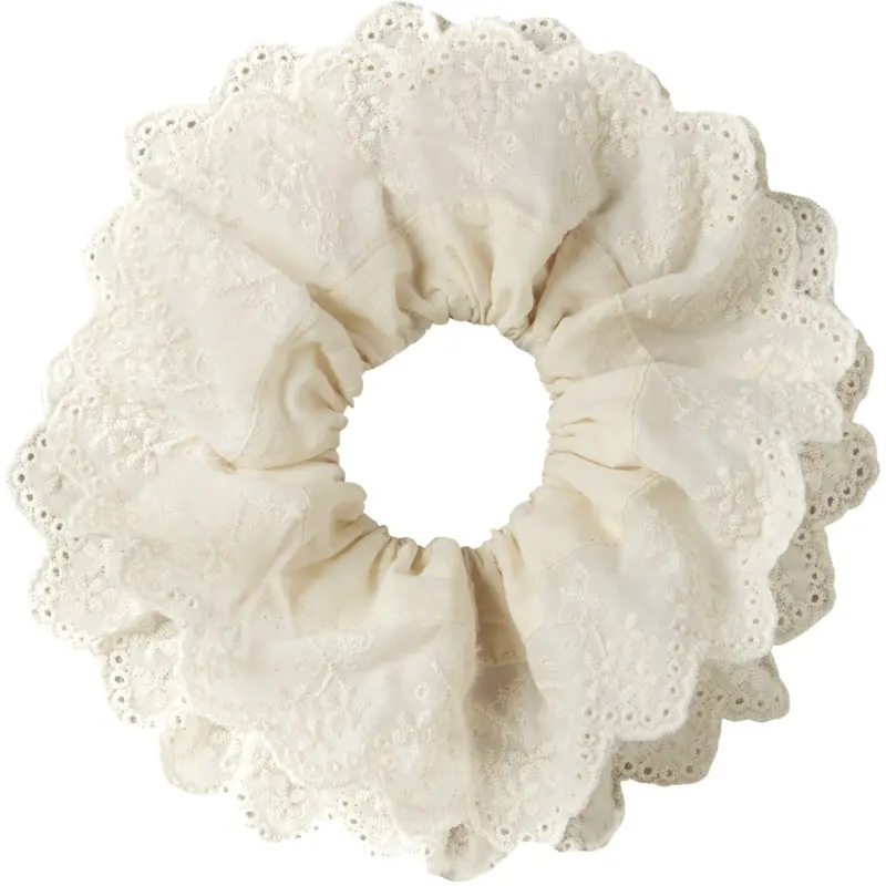 Lil'atelier Coconut Milk Nmfacc-Frida Hair Scrunchie Lil 1