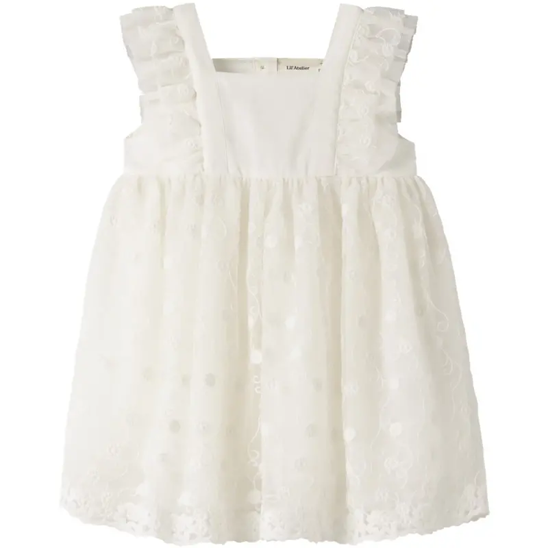 Lil'atelier Coconut Milk Nmffeya Sl Tulle Dress Lil 1
